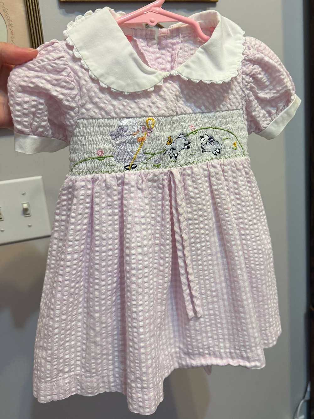 Baby girl smocked dress